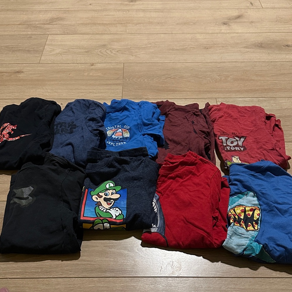 Colorful Kids' Short Sleeve Tees Set